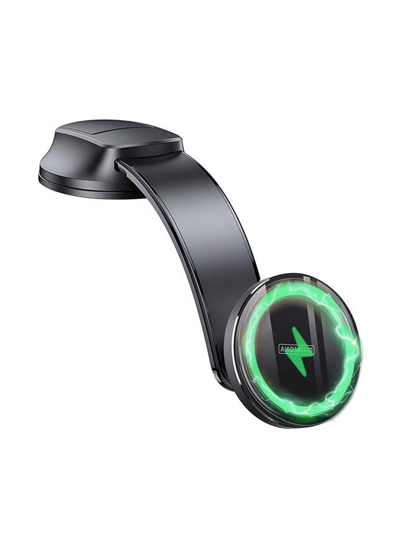 Beauenty Smartphone holder Wireless charging Magnetic Stable N52 strong magnet Strong vacuum suction cup 360° rotation Bendable arm Easy installation No damage One-handed operation Fast charging Suitable for - Image 1