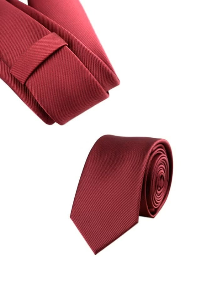 4pcs Men's Ties Solid Color Formal Mens Neckties 6cm for Business and Wedding Color Assorted - Image 3