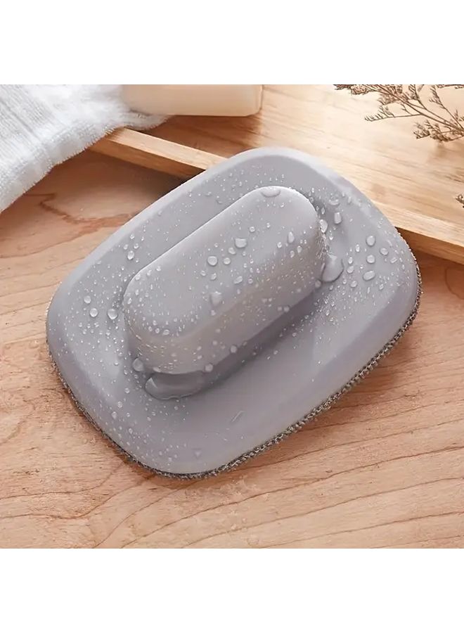Grey Window Screen Cleaning Brush Ergonomic Handle For Sofa Carpet And Wall - Image 4