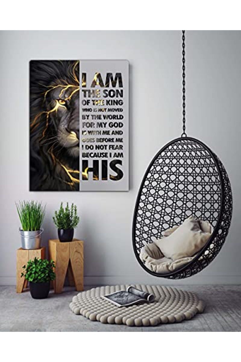 AKOTAC Inspirational Lion Wall Art Poster - Image 3