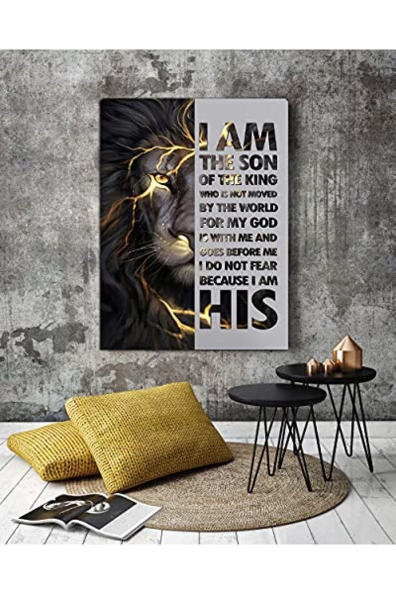 AKOTAC Inspirational Lion Wall Art Poster - Image 5
