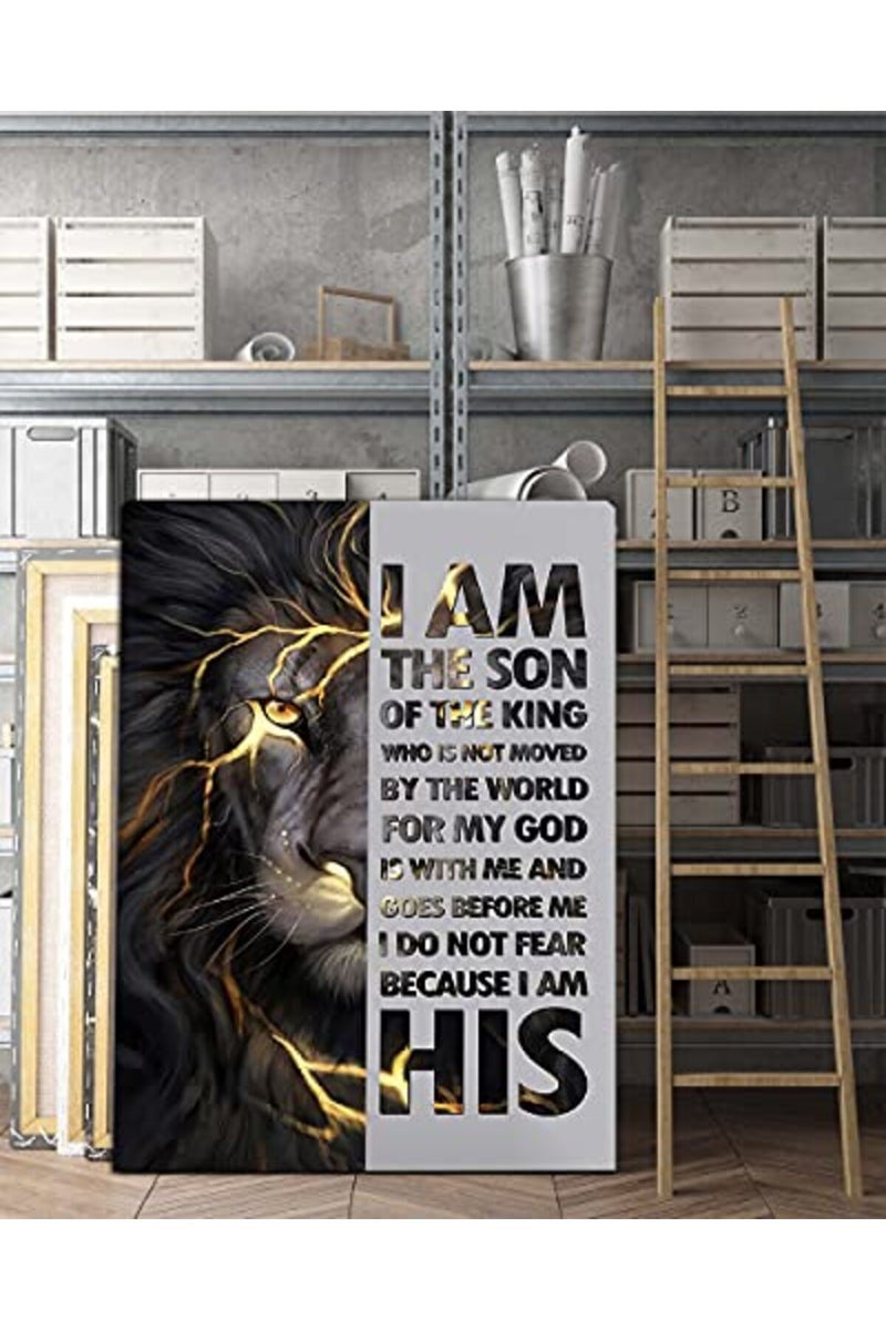 AKOTAC Inspirational Lion Wall Art Poster - Image 2