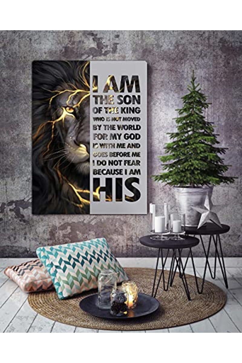 AKOTAC Inspirational Lion Wall Art Poster - Image 4