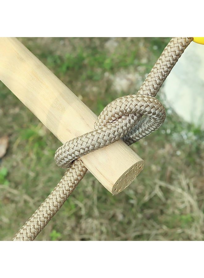 HAZEK Kindergarten Outdoor Bridge Children's Sports Fitness Training Equipment Solid Wood Bridge Balance Bridge Climbing Bridge Toys(Size:4m) - Image 2