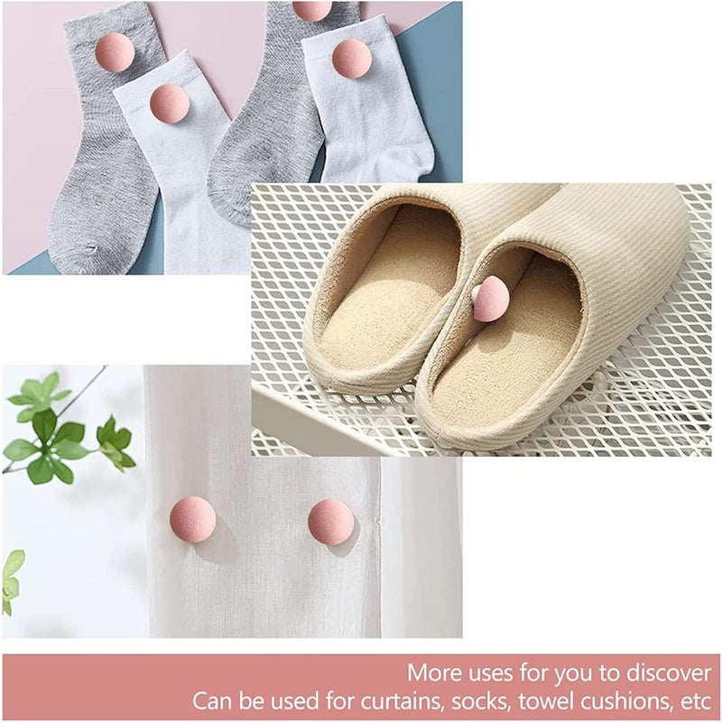 PRAYAS Duvet Clips Duvet Cover Clips Sheet Button Fasteners Mushroom Quilt Fixing Pin for Bedding Accessories Pink Pack of 12 - Image 4