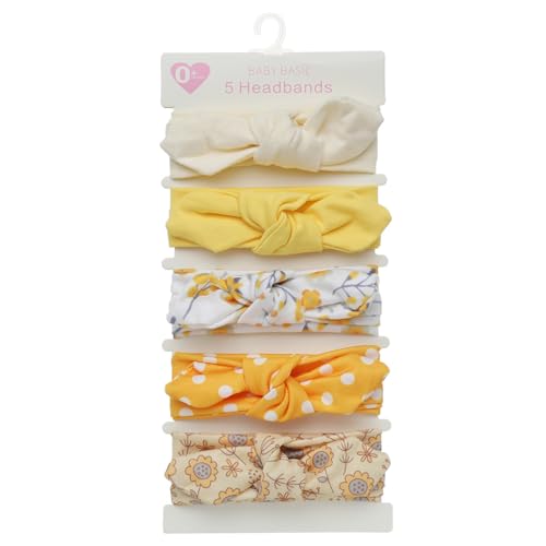 KIDOCHEESE Baby Headbands Soft Stretchy Baby Girl Bows Newborn Infant Toddler Headwrap Hair Accessories - Image 1