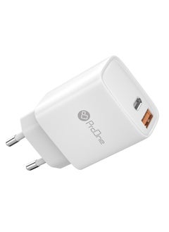ProOne ProOne 33W Fast Charger with Dual Type A+ Type C Ports – Compact and Efficient Charging Solution for iPhone, Samsung Galaxy, iPad, Google Pixel, and More  - Image 2