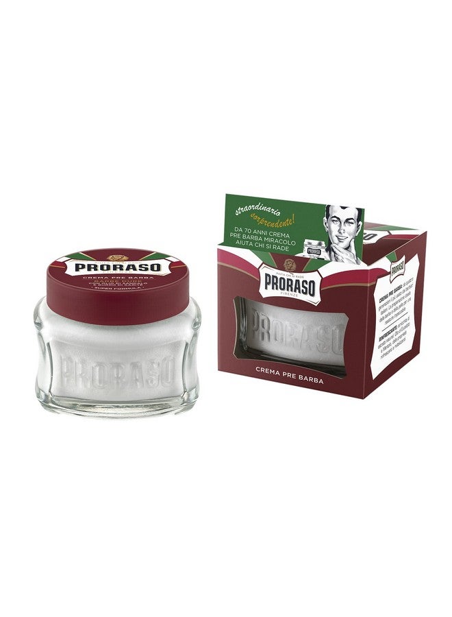 proraso Shaving Kit For Men | Moisturizing Pre-Shave Cream, Shaving Cream Tube And After Shave Balm For Thick, Curly Beards In Vintage Dopo Tin - Image 2