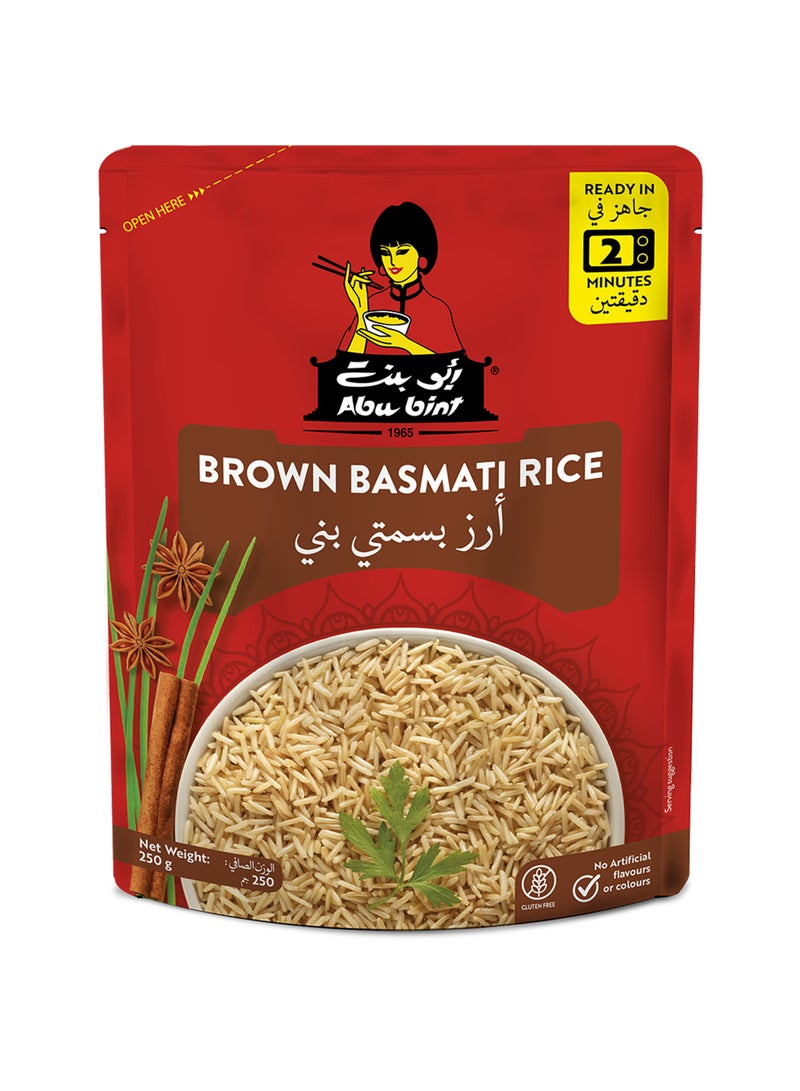 Abu Bint Ready To Eat Brown Basmati Rice - Image 1