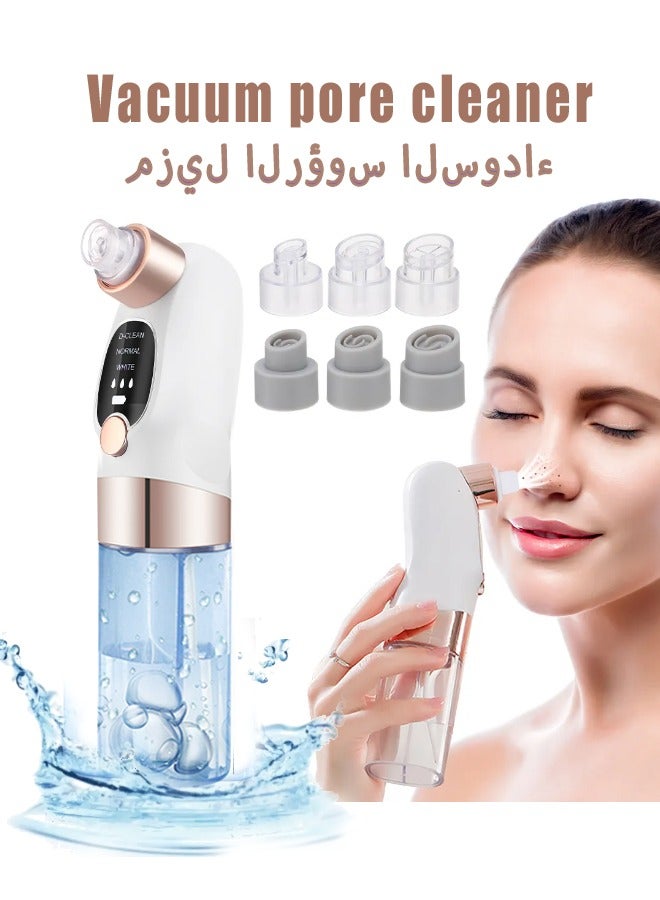 YALONG Blackhead Remover Vacuum  Pore and Facial Vacuum Cleaner, USB Rechargeable Cleaning Tools with 3 Modes and 6 Probes  - Image 1