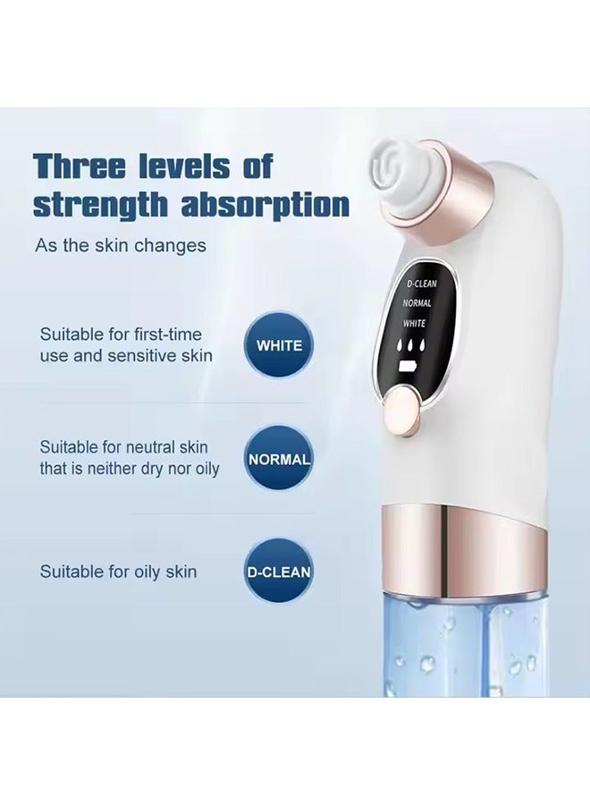 YALONG Blackhead Remover Vacuum  Pore and Facial Vacuum Cleaner, USB Rechargeable Cleaning Tools with 3 Modes and 6 Probes  - Image 5