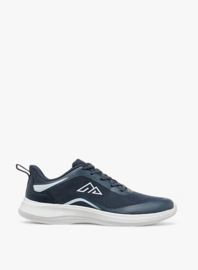 Oaklan by Shoexpress Textured Sports Shoes with Lace-Up Closure