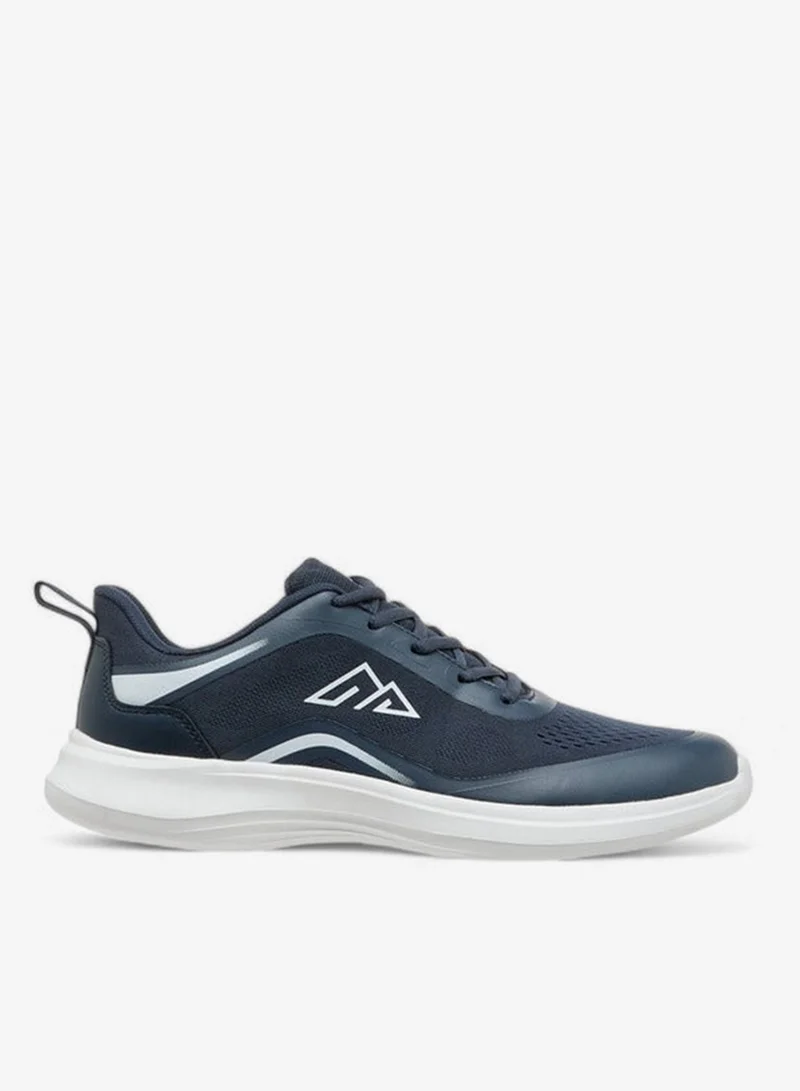 Oaklan by Shoexpress Textured Sports Shoes with Lace-Up Closure