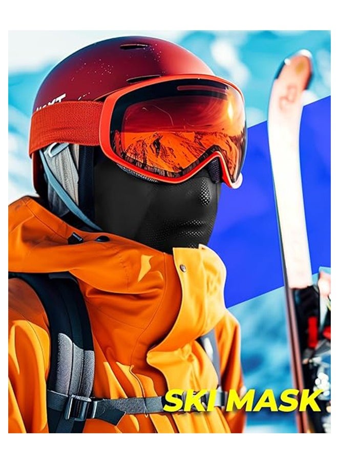 Generic - 2Pcs Balaclava Face Mask with Glasses Holes for Men Women, Summer Cooling Shiesty Mask, Sun UV Protection for Motorcycle Ski Work - Image 1