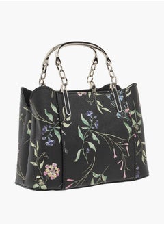 Flora Bella By Shoexpress Womens Solid Tote With Zip Closure Ramadan Collection  - Image 3