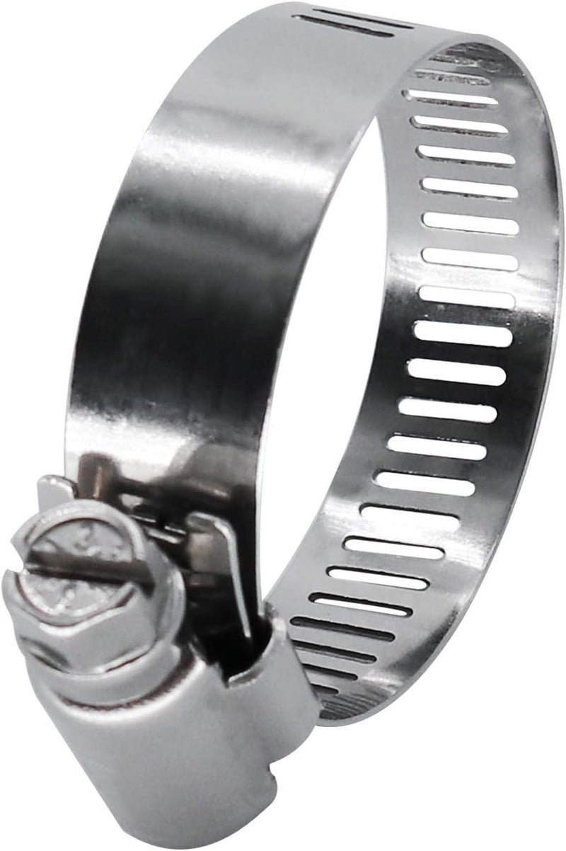 ROADFORMER مشبك خرطوم بتروس دودية ROADFORMER 0.5" - حجم SAE 8، من الفولاذ المقاوم للصدأ، عبوة 10 قطع - Image 4