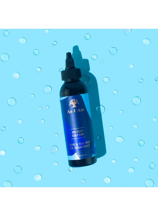 As I Am As Am Dry and Itchy Scalp Care Oil Treatment - 4 ounce - Enriched with Salicylic Acid, Olive Oil, and Tea Tree Oil - Fights Dandruff, Seborrheic Dermatitis, and Psoriasis, Blue - Image 3