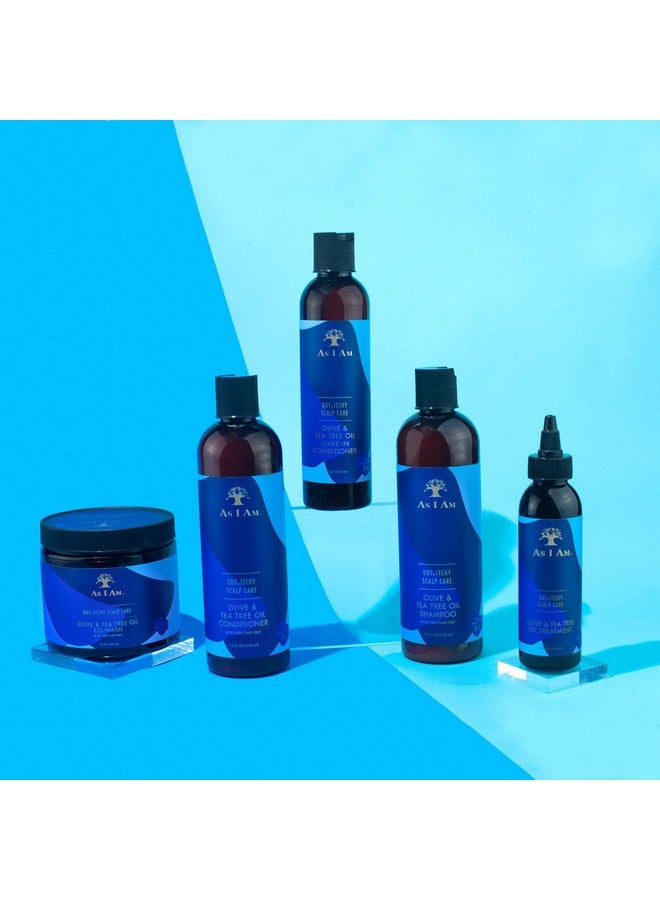 As I Am As Am Dry and Itchy Scalp Care Oil Treatment - 4 ounce - Enriched with Salicylic Acid, Olive Oil, and Tea Tree Oil - Fights Dandruff, Seborrheic Dermatitis, and Psoriasis, Blue - Image 4