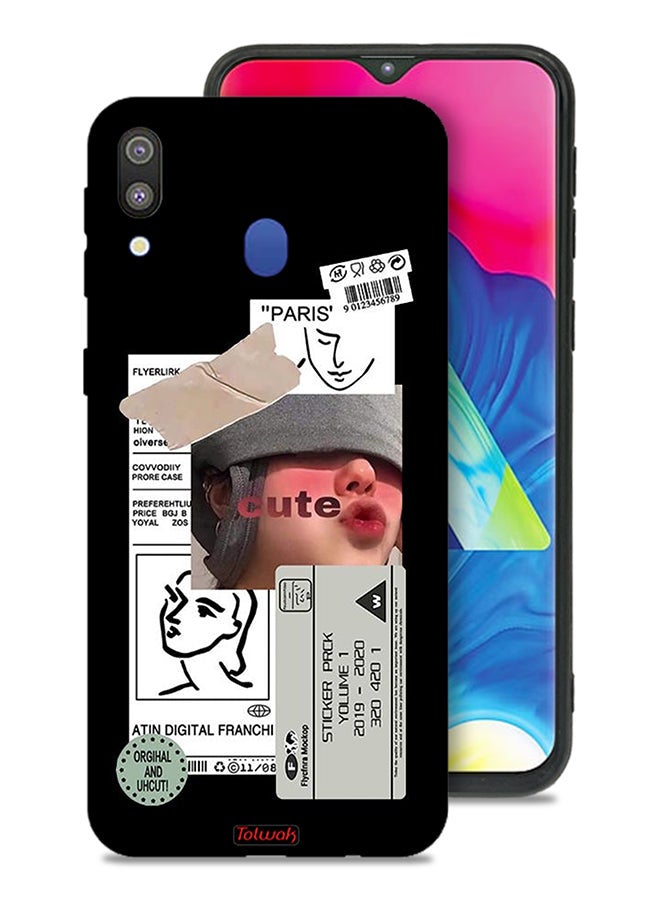 Tolwak Samsung Galaxy M20 Protective Case Cover Cute Sticker - Image 1