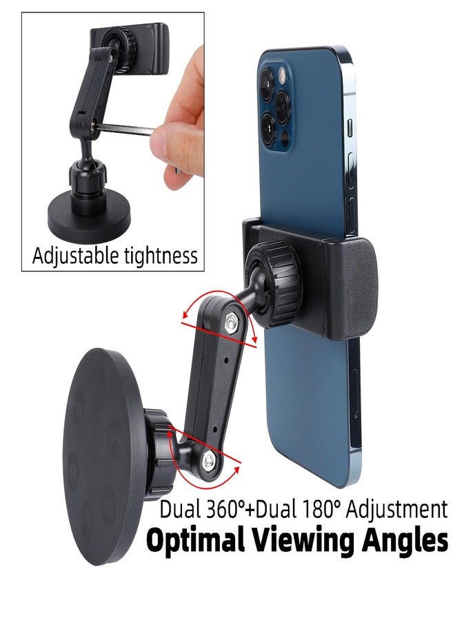 FPN Gym Magnetic Phone Holder Mount Attach to Metal Surface, 360° Rotatable Heavy Duty Magnet Phone Mount for Gym Workout Record, Compatible with iPhone, Samsung, All Cell Phone - Image 3