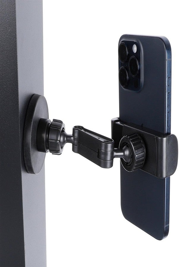 FPN Gym Magnetic Phone Holder Mount Attach to Metal Surface, 360° Rotatable Heavy Duty Magnet Phone Mount for Gym Workout Record, Compatible with iPhone, Samsung, All Cell Phone - Image 1