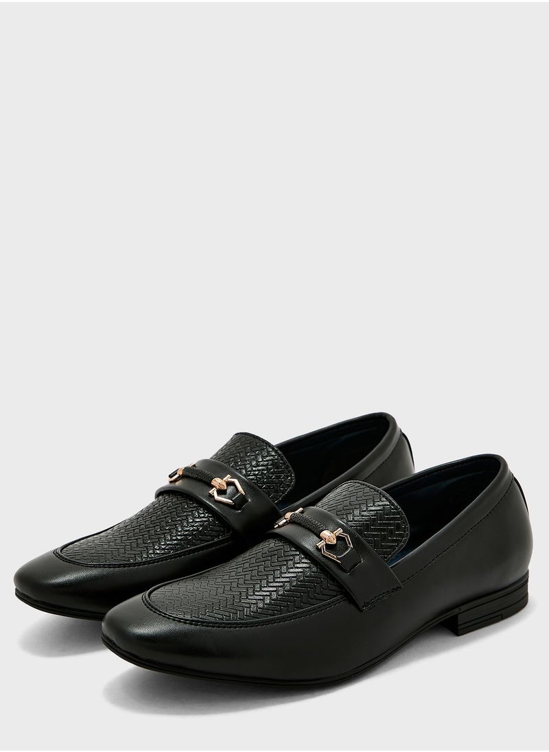 روبرت وود - Saddle Detail Formal Slip Ons - Image 1