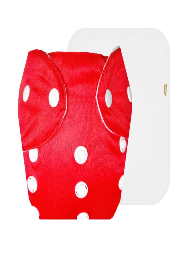 حفاضات قماشية دمبلدو لايت مع حشوة قطنية (عبوة من قطعة واحدة) | ملائمة تمامًا | قابلة لإعادة الاستخدام والغسل | أزرار كبس قابلة للتعديل | مثالية للأطفال الصغار | من 3 أشهر إلى سنتين | للجنسين - Image 1