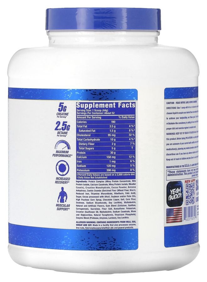 RONNIE COLEMAN Signature Series Pro Antium Double Chocolate Cookie 5 lb (2.3 kg) - Image 2