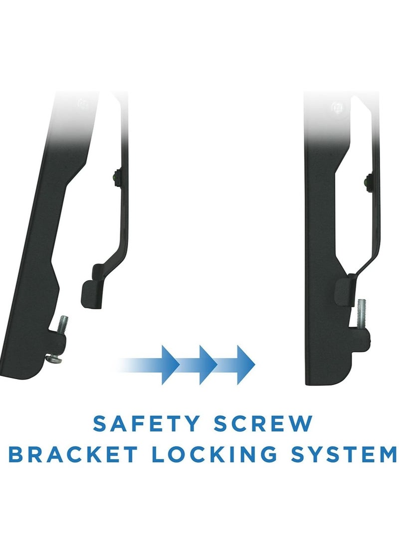 ELTRAZONE Slim Tilting TV Wall Mount Bracket for 32-55 Inch Samsung, Sony, Vizio, LG, Sharp TVs with Low Profile Design up to VESA 600x400mm, Black - Image 5