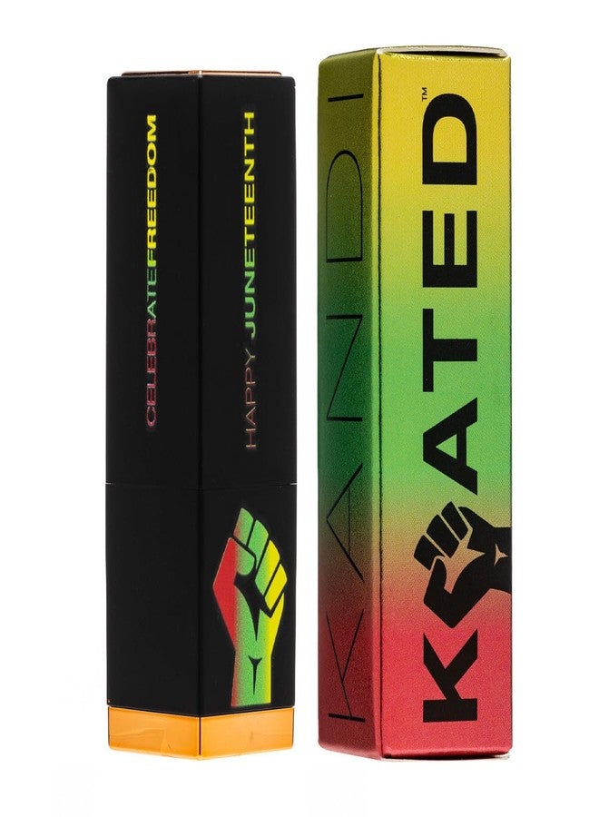 Kandi Koated Commemorative Juneteenth Lipstick - Special Edition Creamy Matte Lipstick Kandi Burruss | Creamy Texture, Rich Color, Paraben-Free, Cruelty-Free | Luxury Packaging | Beauty & Makeup - Image 2
