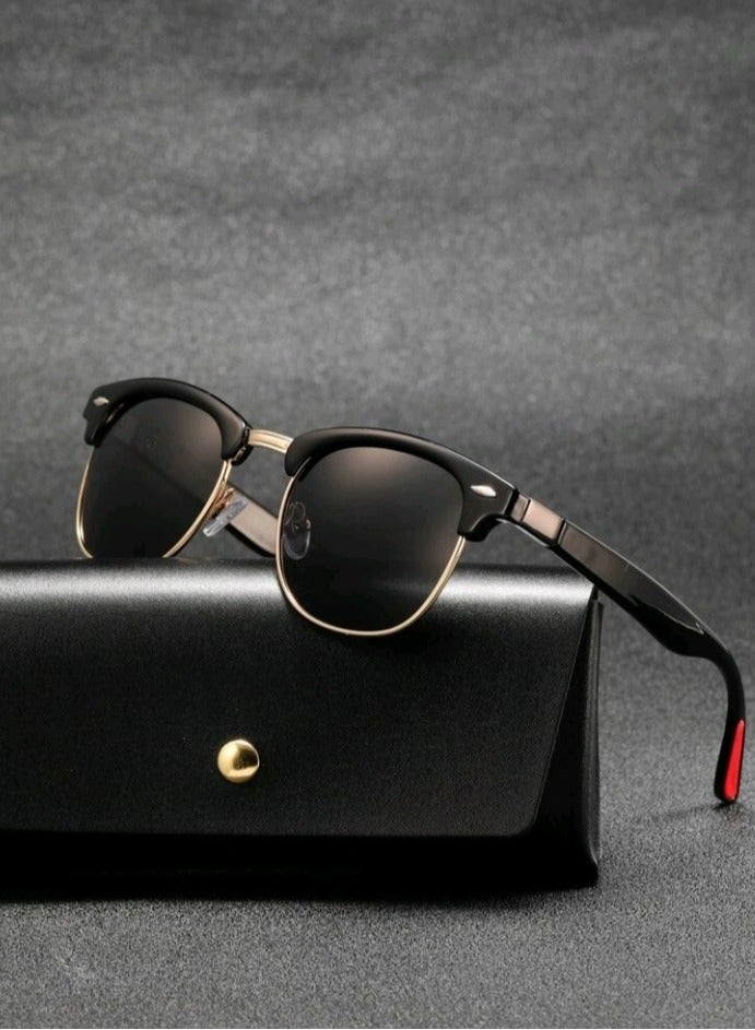 ديلز بيك نظارة شمسية رجالية أنيقة وعصرية واقية من الأشعة فوق البنفسجية - Image 1