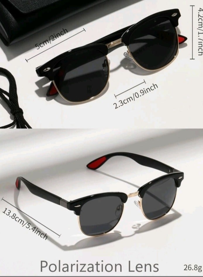 ديلز بيك نظارة شمسية رجالية أنيقة وعصرية واقية من الأشعة فوق البنفسجية - Image 5