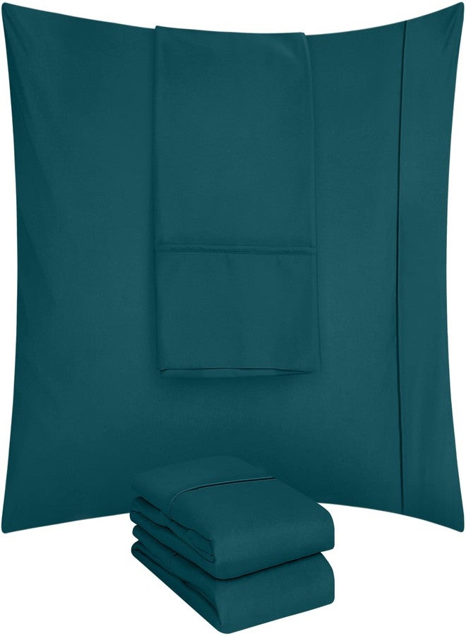 Utopia Bedding Queen Pillow Cases - 4 Pack - Envelope Closure - Soft Brushed Microfiber Fabric - Shrinkage and Fade Resistant Pillow Covers Queen Size 20 X 30 Inches (Queen, Teal) - Image 5