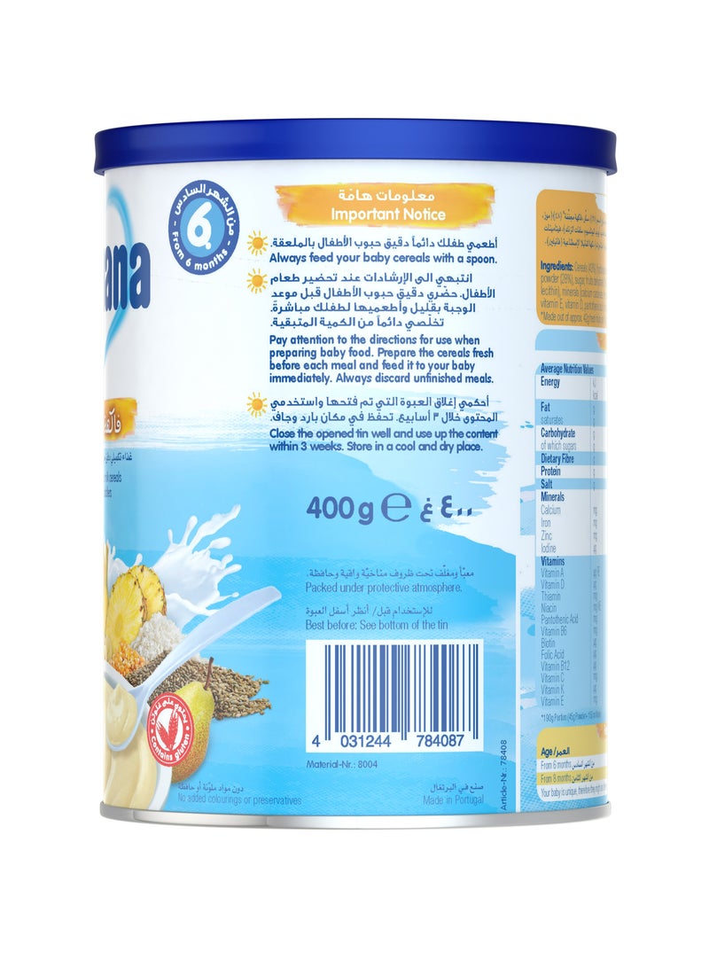 Humana Baby Milk Cereals Wheat And Fruits Pack 2 x 400g - Image 4