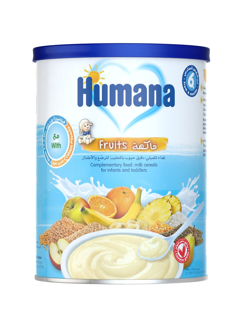 Humana Baby Milk Cereals Wheat And Fruits Pack 2 x 400g - Image 2