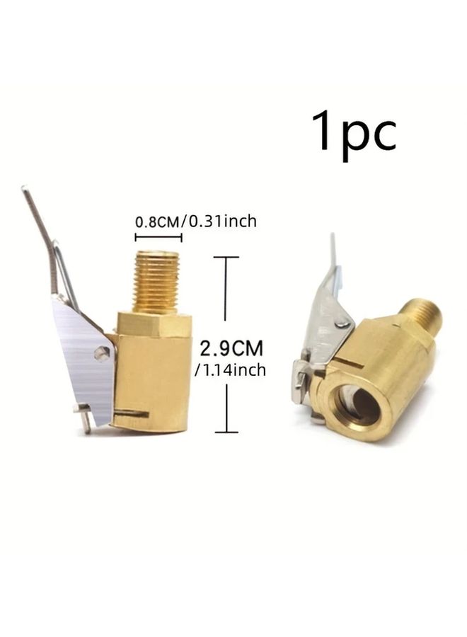 Durable Brass Portable Air Compressor Nozzle Quick Connect Press Pump For Tires Wheels - Image 5