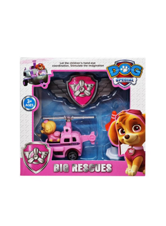 Hananiya Sky Patrol Figure (Pink), with Accessories