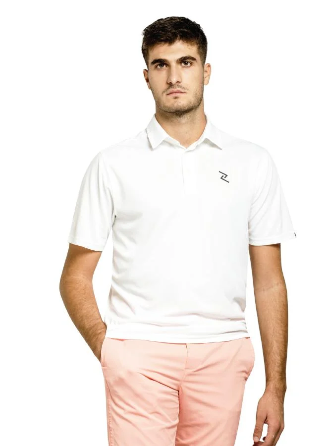 ZAECY Men's Solid Golf Polo Shirt