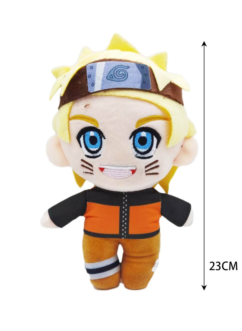 null - New Naruto Plush Toy Classic Cartoon Peripheral Doll (Q Version Of Smiling Naruto) - Image 1