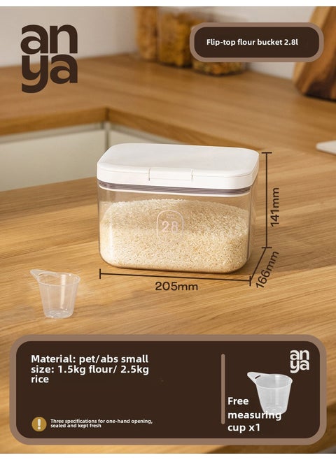 Airtight Flour Storage Container Small 2.8L