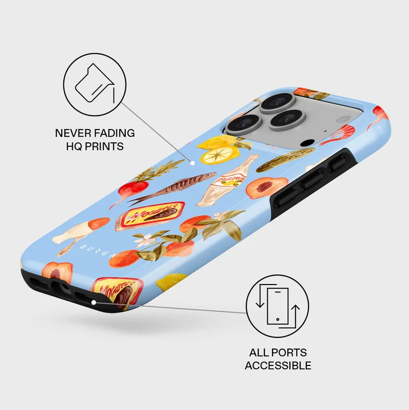 Burga  Burga iPhone 17 Pro Max Al Fresco Premium Case Compatible with Hybrid Dual-Layer Hard Shell + Silicone Protection - Scratch-Resistant Shockproof Mobile Cover  | Best Price UAE