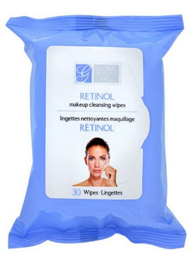Global Beauty Care - Retinol Makeup Cleansing Cloth Wipes 4Pk (100 Wipes) (Regular) - Image 1