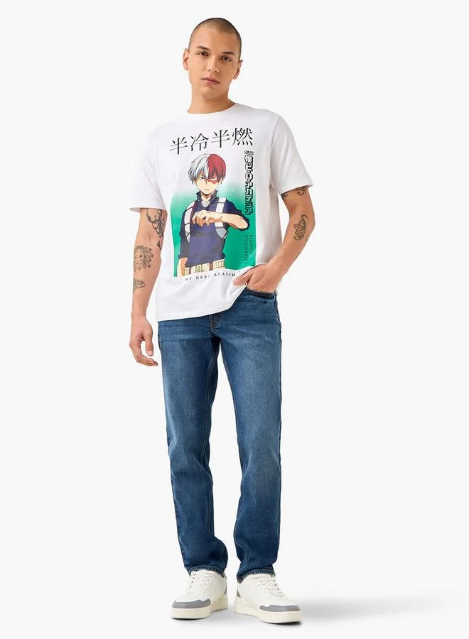 لي كوبر جينز لي كوبر بقصة ضيقة مع إغلاق بأزرار وجيوب