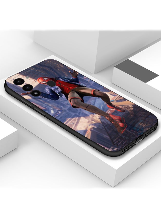 Protective Shockproof Case Cover For TECNO Spark 8C Spider Man funny boy Drawing