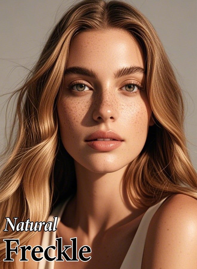 Erinde إيريندي 2 قطع قلم أساس بقعة سائلة مقاوم للماء، بقع وجه مزيفة طبيعية وحيوية، مكياج بقع مزيفة يدوم طويلاً، سريع الجفاف، طابع بقع مزيفة ناعم، قلم بقع 02 متوسط و03 داكن - Image 5