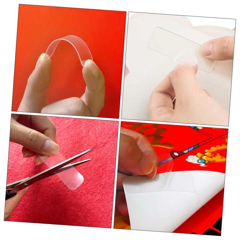 Removable Double Sided Adhesive Tape 300 Mounting Strips for Wall Decor DIY Use - Image 4