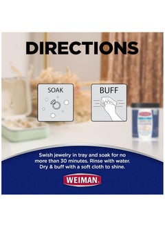 Weiman Fine Jewelry Cleaner Liquid with Cleaning Brush – Restores Shine & Brilliance to Gold, Platinum, Precious Gemstones & Diamond Jewelry, 6 Oz  - Image 3