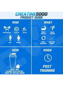 Evlution Pure Creatine Monohydrate Powder 5000mg Nutrition Pre and Post Workout Recovery Drink Mix Creatine Powder for Enhanced Muscle Mass Athletic Performance and Muscle Recovery - Unflavored  - Image 5