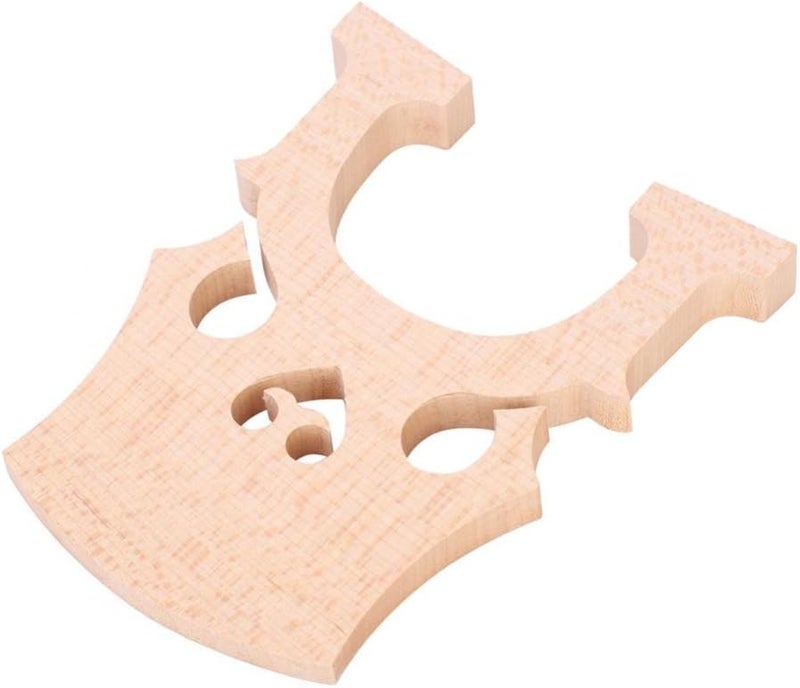cheekyglo Cello Bridge, Maple Wood 3/4 4/4 Cello Bridge Cello DIY Replacement Parts Instrument Accessory (4/4) - Image 5