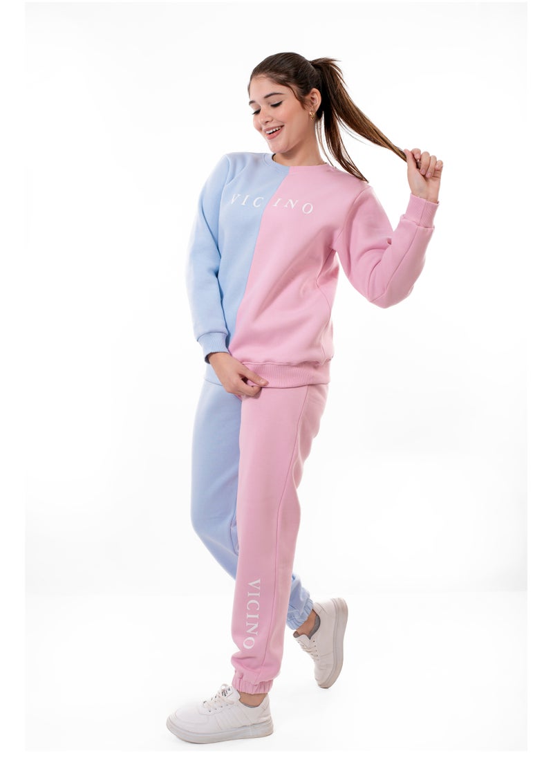 Girls Suit Sweatshirt And Pants - pzsku/Z969842708DD9F0F09B26Z/45/_/1736086101/1de760eb-bd45-44b2-aa9e-12c9fab2e040